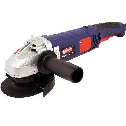 Машина шлифовальная угловая Диолд МШУ-1,2П-02, 1200 Вт., 2500-7000 об/мин., 220В., 50Гц., коллектор., рег.оборотов