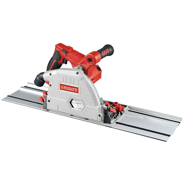 Погружная циркулярная пила FELISATTI FT6407, 160/1300, 1200 Вт, 5000 об/мин, диск 165*30 мм, глубина пропила 57 мм