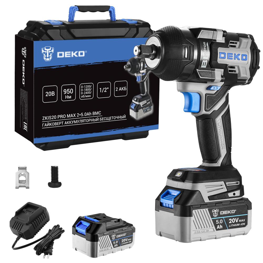 Гайковерт аккумуляторный DEKO ZKIS20 PRO MAX 083-1088