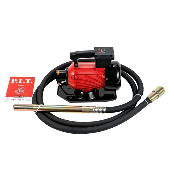 Вибратор электрический стационарный для бетона P.I.T. PMV50-C, 1500 Вт, 4 м длина булавы