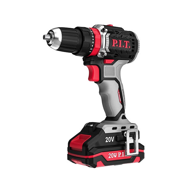 Дрель ударная бесщеточная аккумуляторная PIT PSB20H-10C/1 X-DRIVER, 20В, 40Нм, патрон 10 мм, 2ск, АКБ 2Ач, ЗУ, кейс