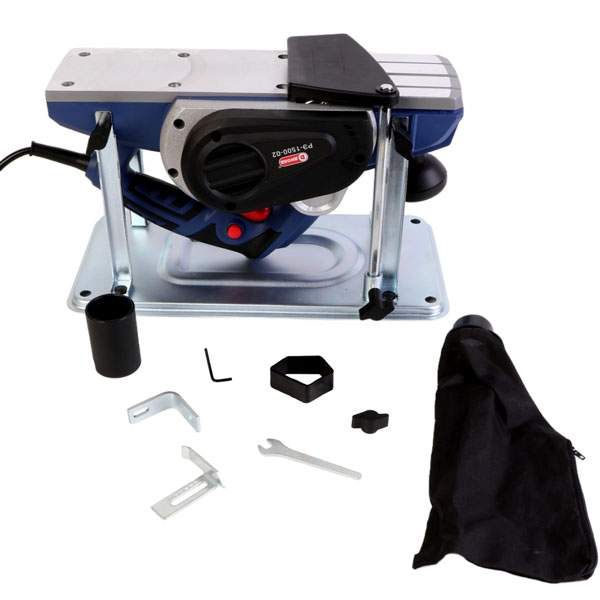 Рубанок ручной электрический ДИОЛД РЭ-1500-02, 1500 Вт, 15000 об/мин, 110 мм, 0-3,5 мм, с подставкой