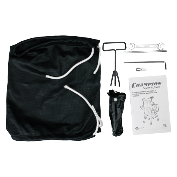 Измельчитель-шредер бензиновый CHAMPION SC2818, 1,8кВт