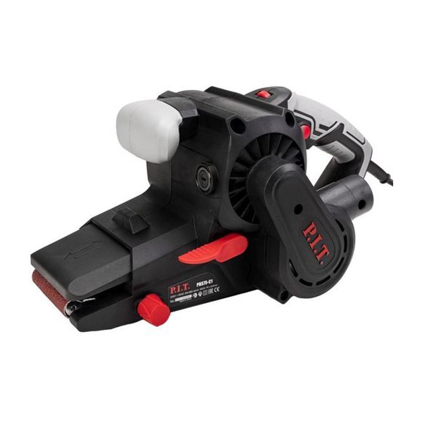 Ленточная шлифовальная машина P.I.T. PBS75-C1, 220 В/50 Гц, 900 Вт, 200-380 об/мин