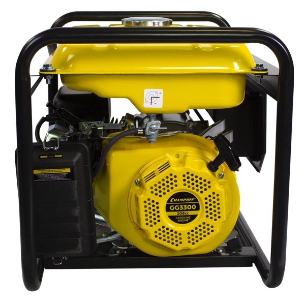 Генератор бензин. Champion GG3300, OHV6, 15л, 1,4 л/ч, 12 V, 2,6/3 кВт