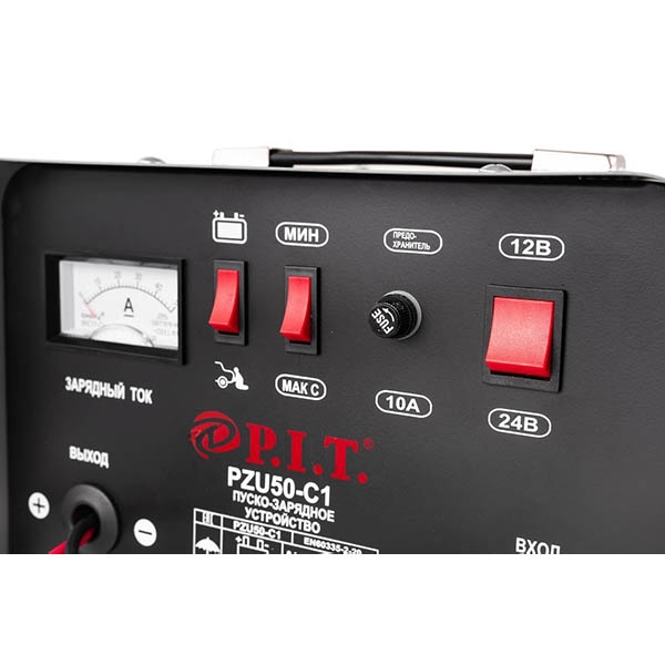 Устройство пуско-зарядное P.I.T. PZU50-C1, 0,95/6,4 кВт., ток.зар. 20/30А. max, 130А., 220В.,50Гц.