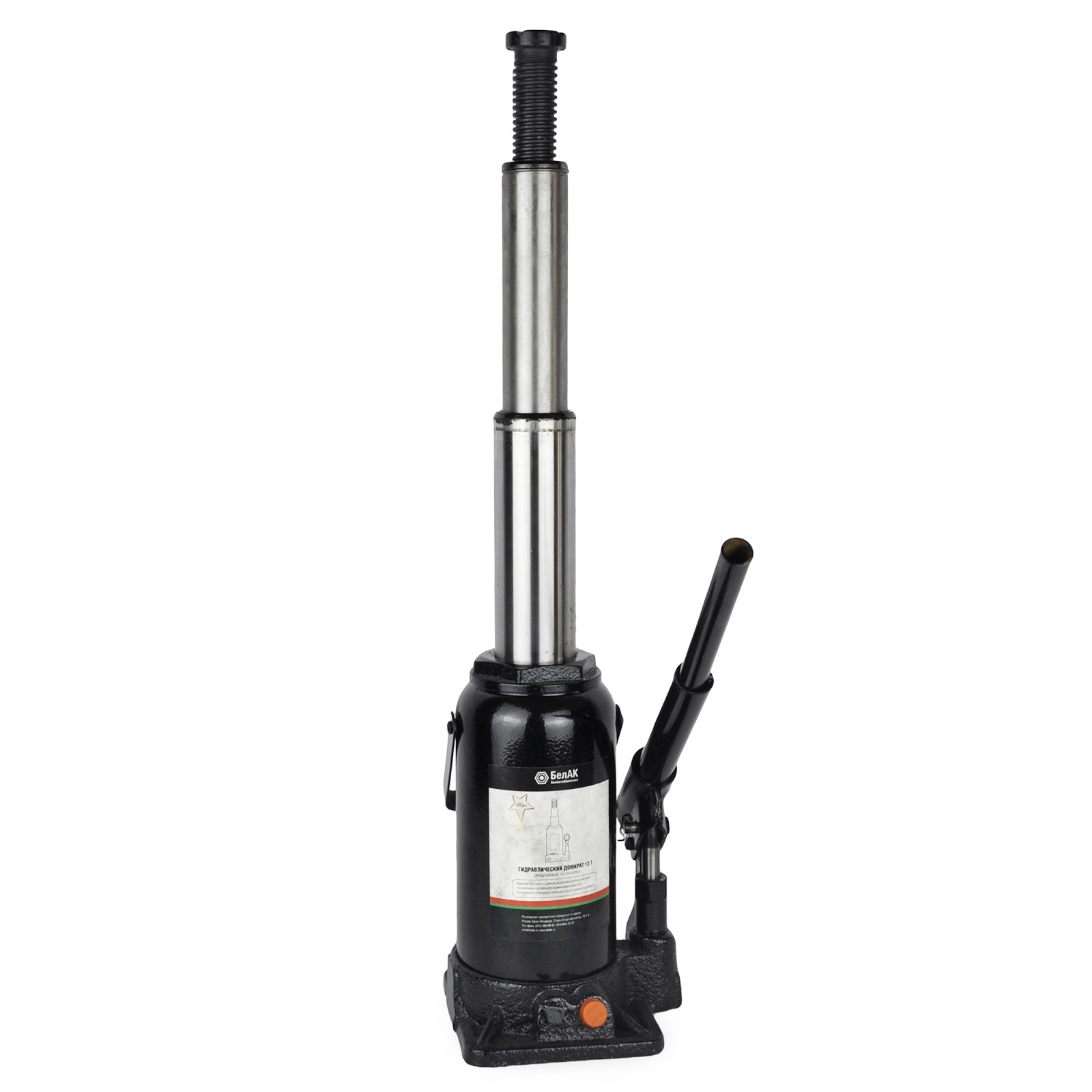 Домкрат гидравлический БелАК 12 т., двухштоковый