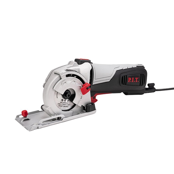 Мини-пила циркулярная P.I.T. PMS89-C, 600Вт, 5500об/мин, диск 89мм, глуб.проп. 28,5мм, 3диска, упоры