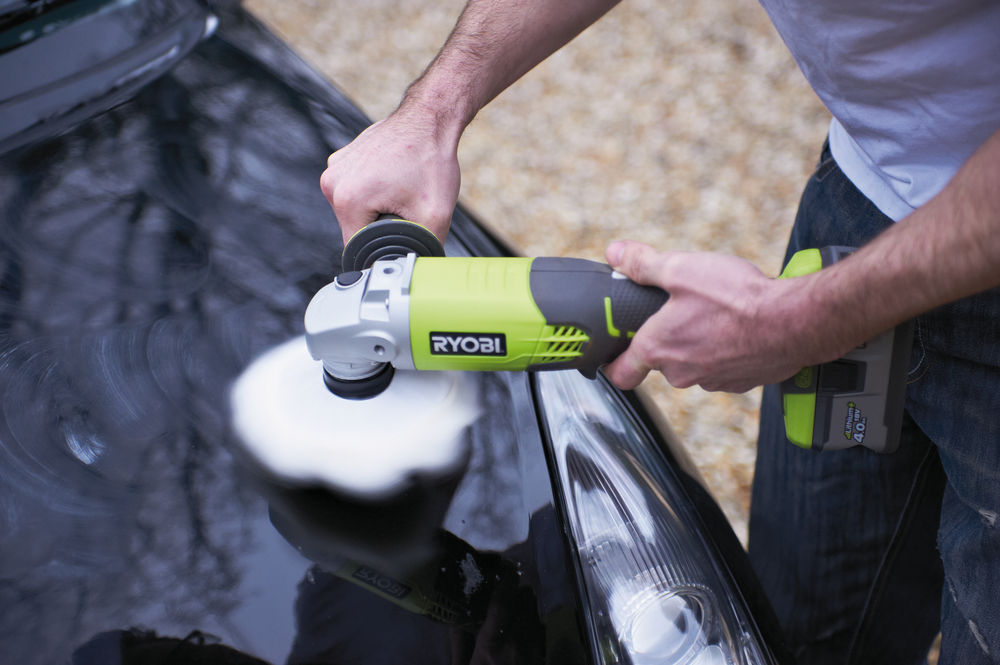 ONE + / Углошлифмашина RYOBI R18AG-0 (без батареи)