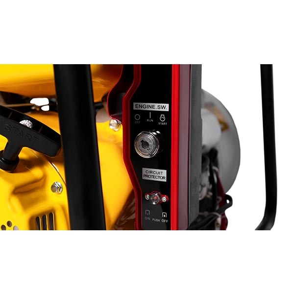 Водяной насос Champion GP100E, 1600 л/м, 9 лс. 8/26, эл.стартер, колеса