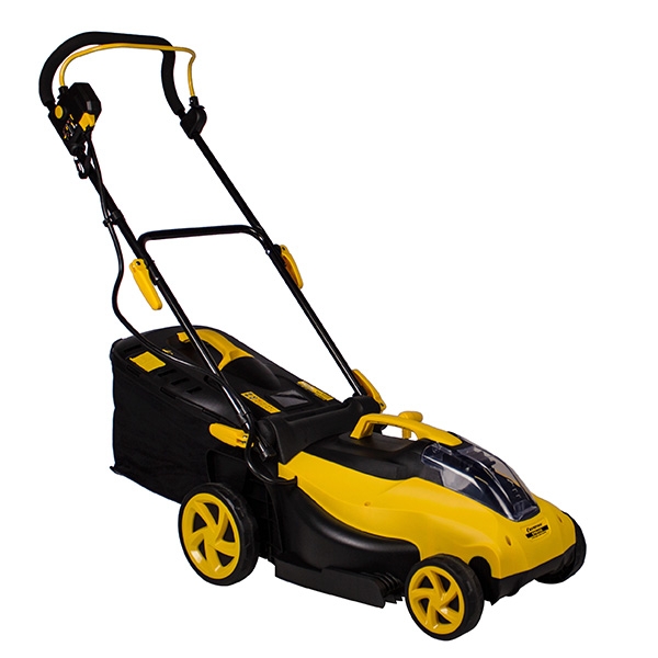 Газонокосилка аккумуляторная Champion EMB400, 36V, 4,0Ah., Li-ion, 30мин, 380мм, 20-70мм, 45л, 2800об/мин. Без АКБ и ЗУ.