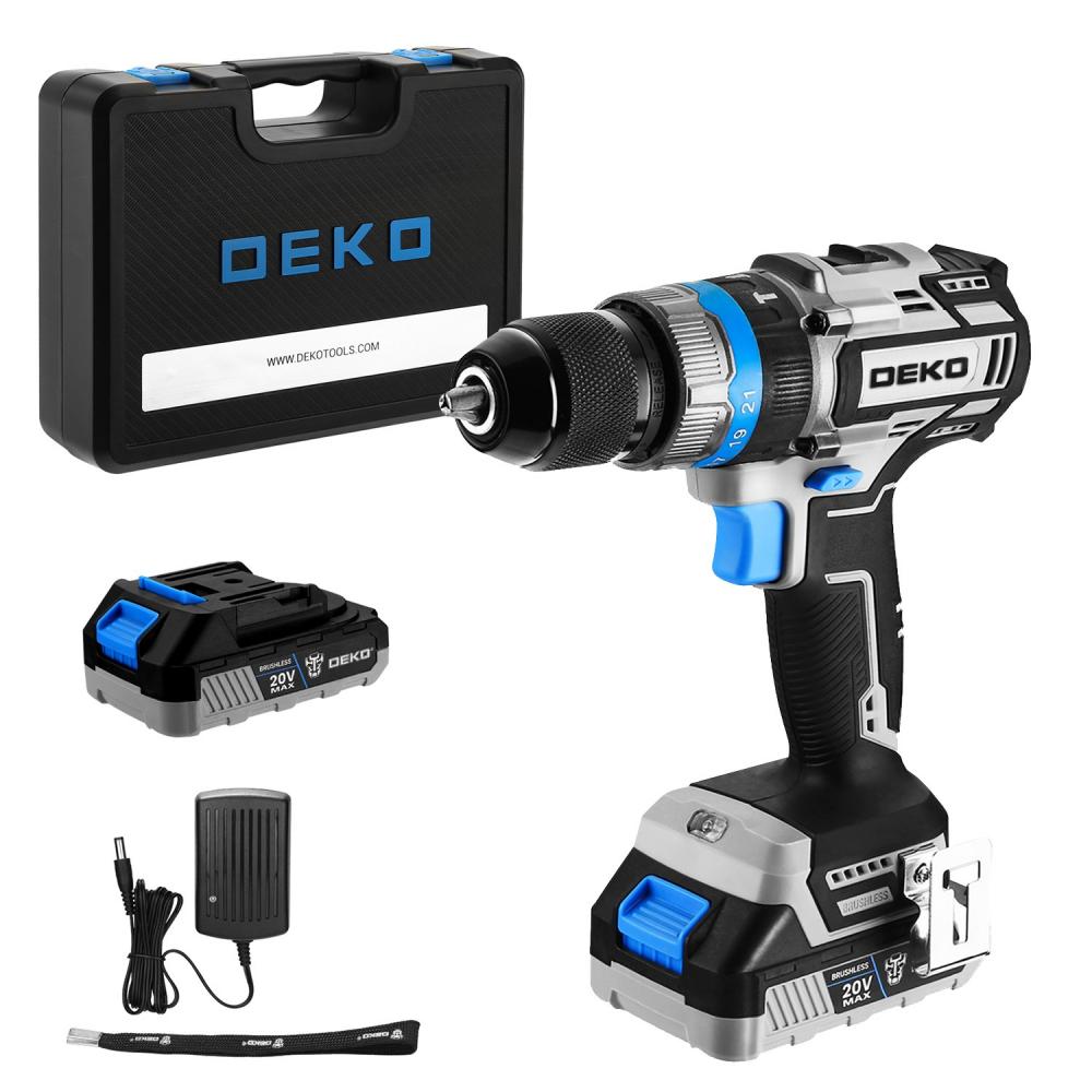 Дрель-шуруповерт аккумуляторная DEKO ZKCID20V 084-1037